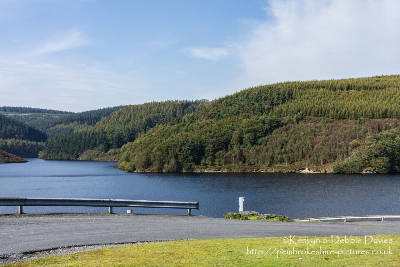 Llyn Brianne is an artificial resevoir which was completed in the early 70s by the Wimpey Construction to regulate the flow in the River Tywi.